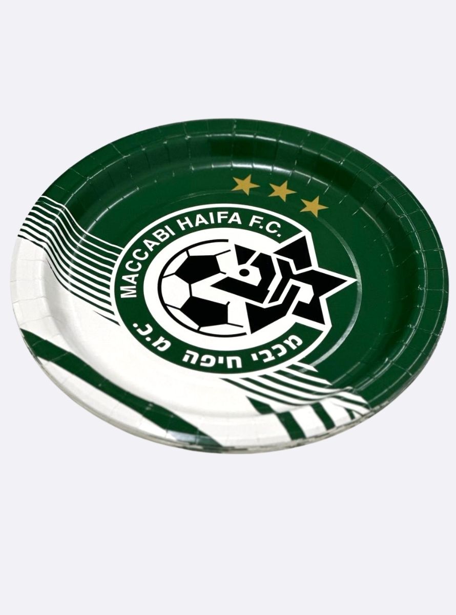 מארז צלחות חד"פ מכבי