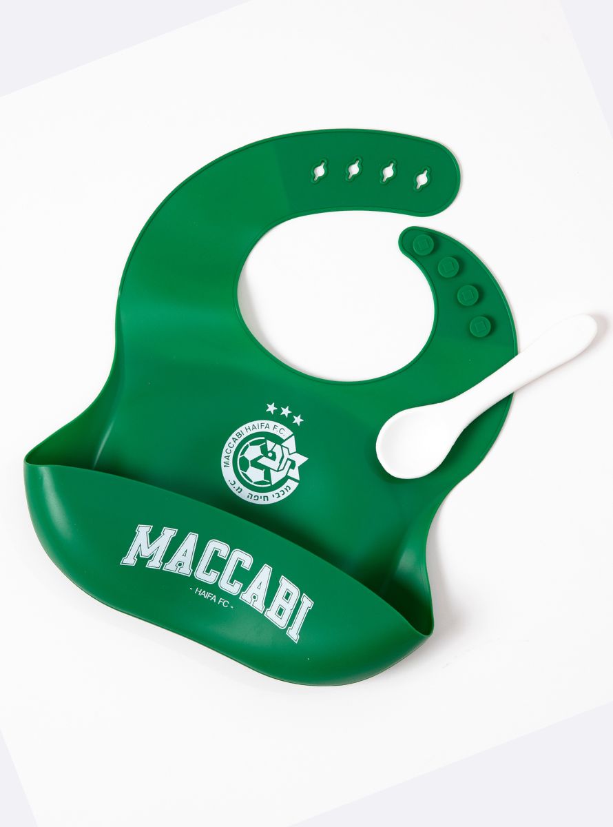 סט סינר וכפית תינוקות MACCABI