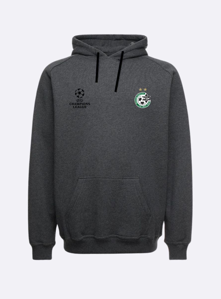 קפוצון UCL X MH אפור כהה גבר