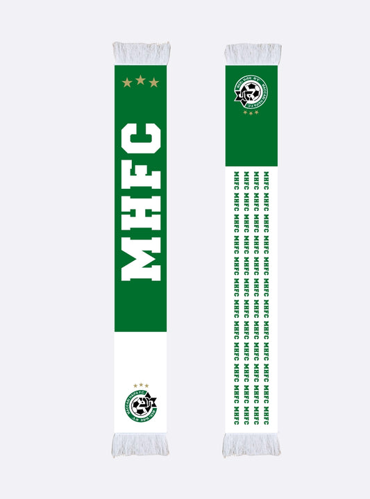 צעיף ארוג MHFC ירוק לבן