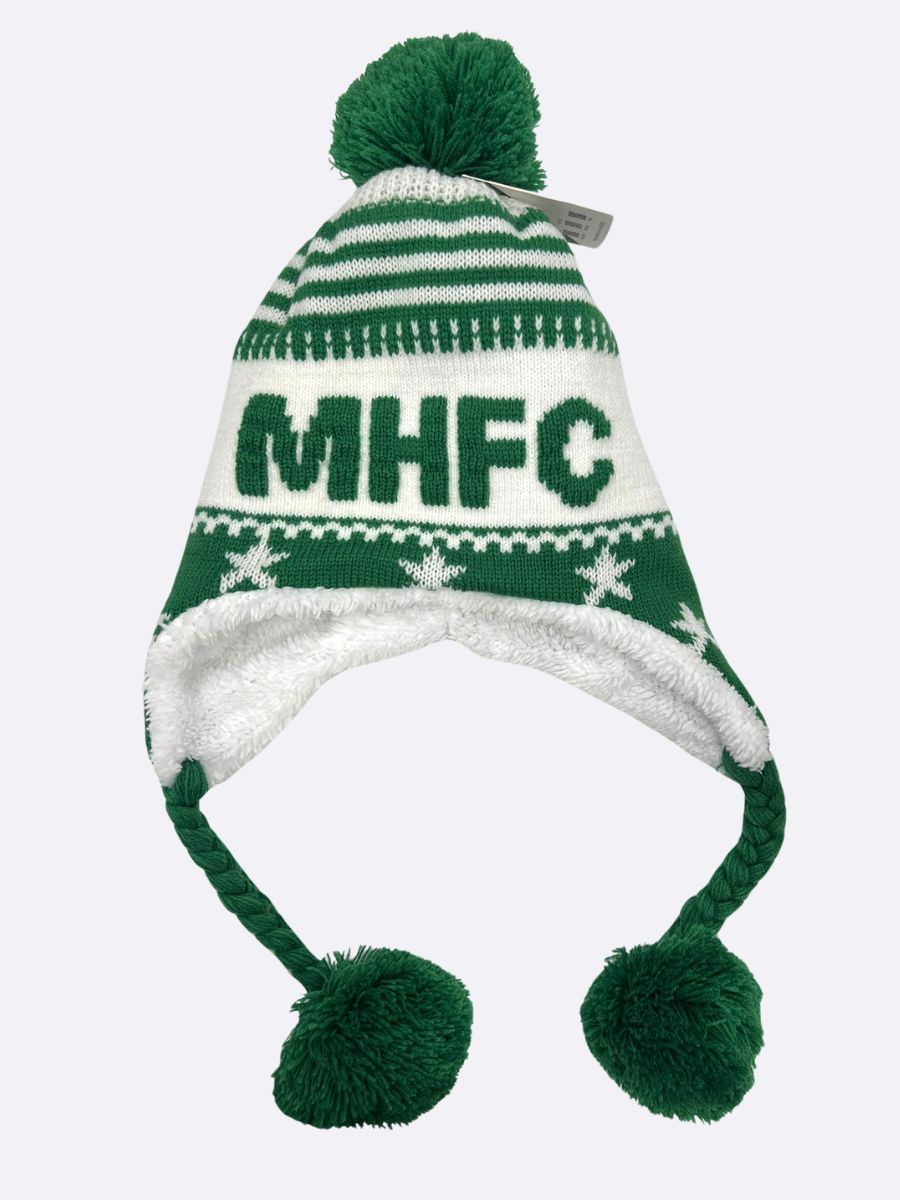 כובע צמר פונפון MHFC ירוק