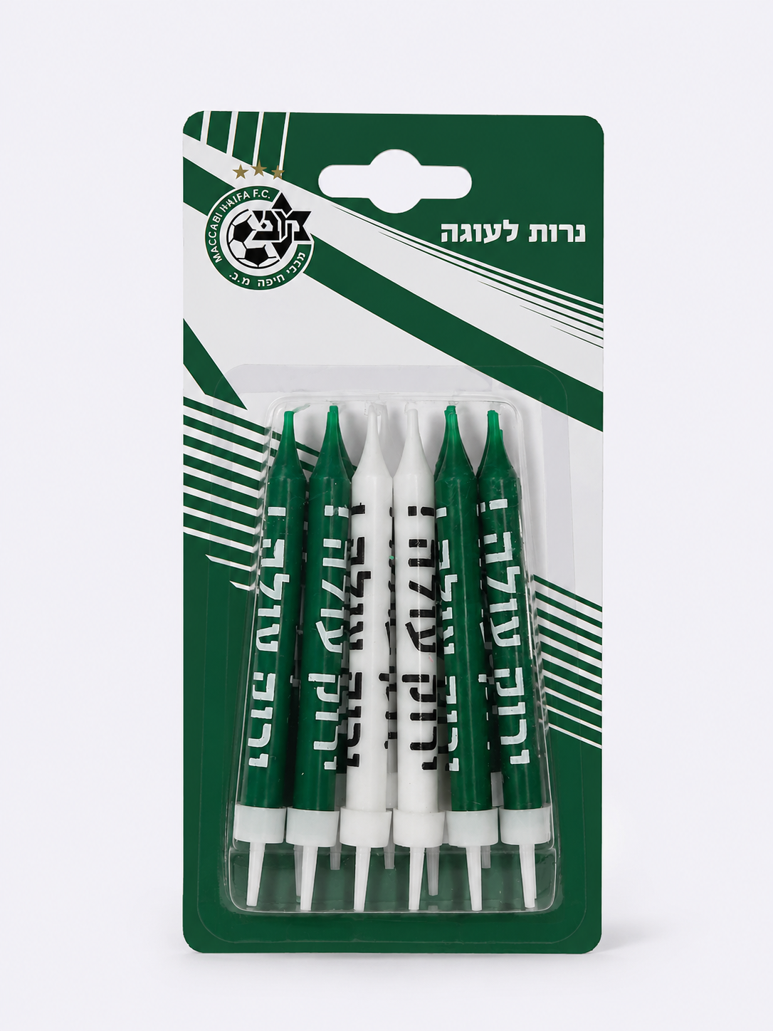 נרות יום הולדת ירוק עולה