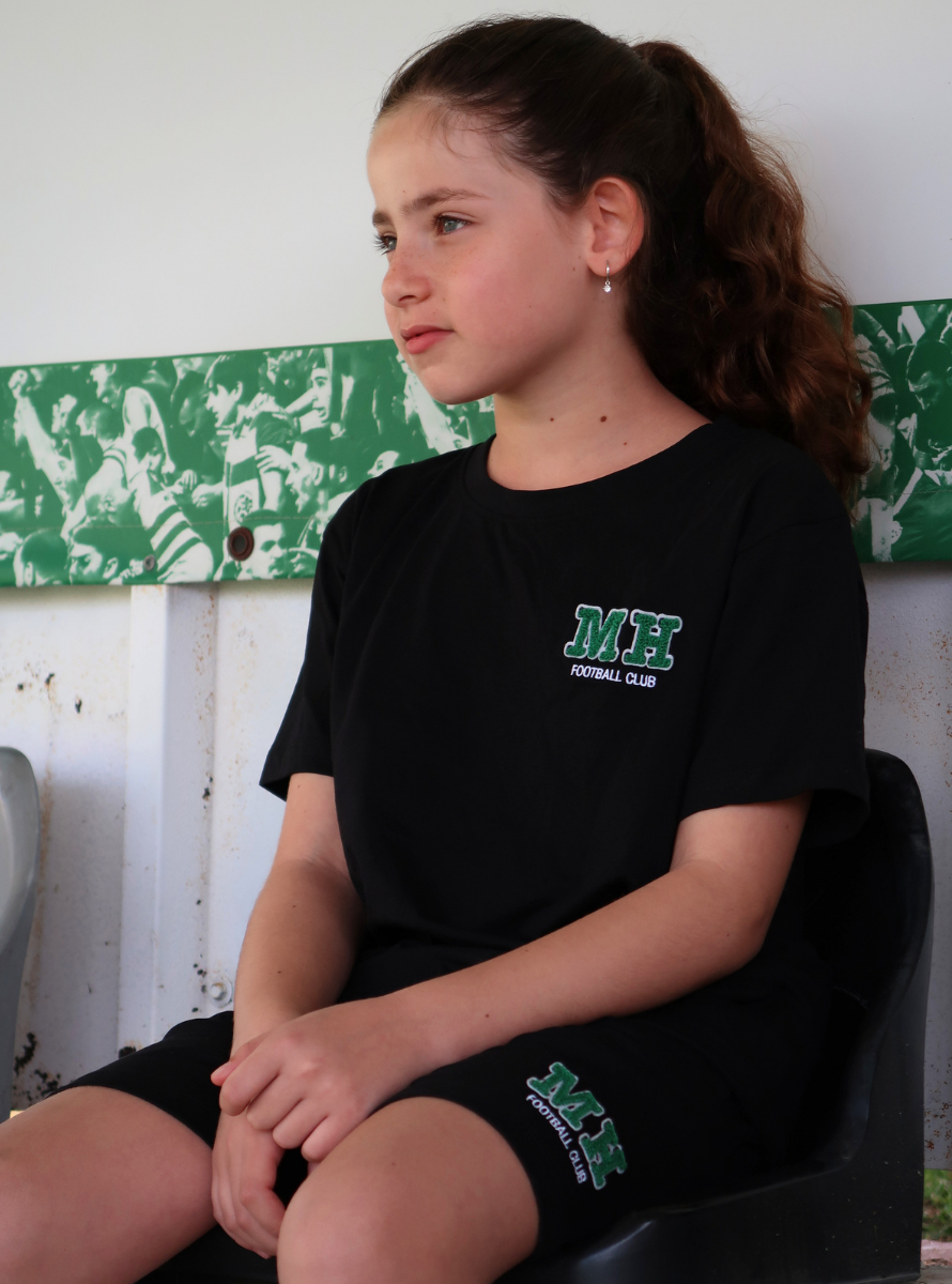 חליפה ילד אופנה שחורה MHFC דשא